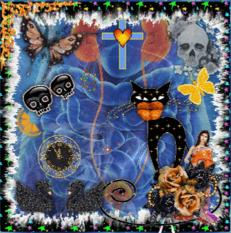 a black kitty wit big ol' lips, all the better for smooching